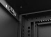Lanberg Szafa instalacyjna rack wisząca 19 cali 6U 540x350 czarna drzwi  przeszklone ( flat pack)